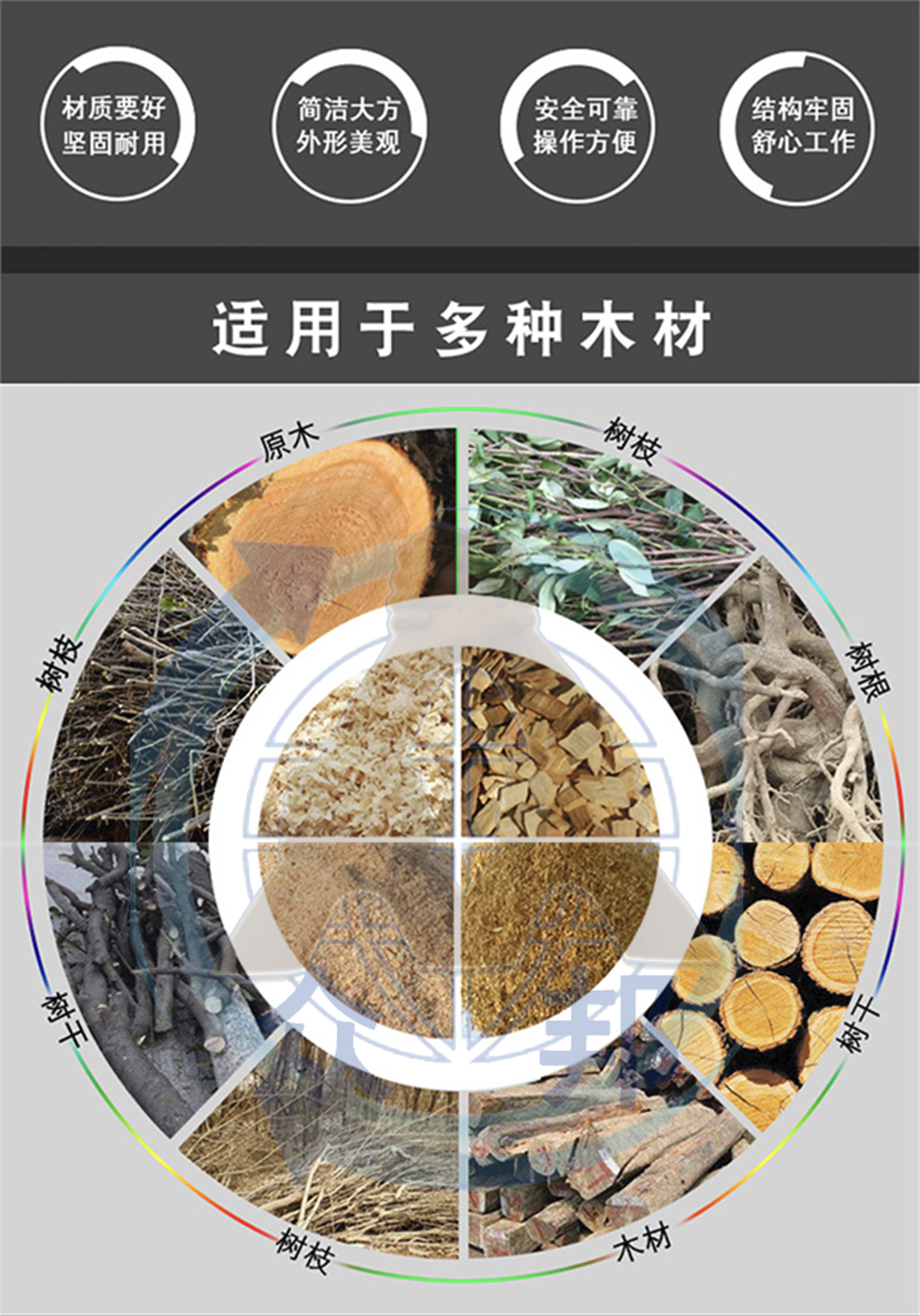 園林綠化樹(shù)枝粉碎機(jī)適用多種木材 園林綠化樹(shù)枝粉碎機(jī)適用多種木材